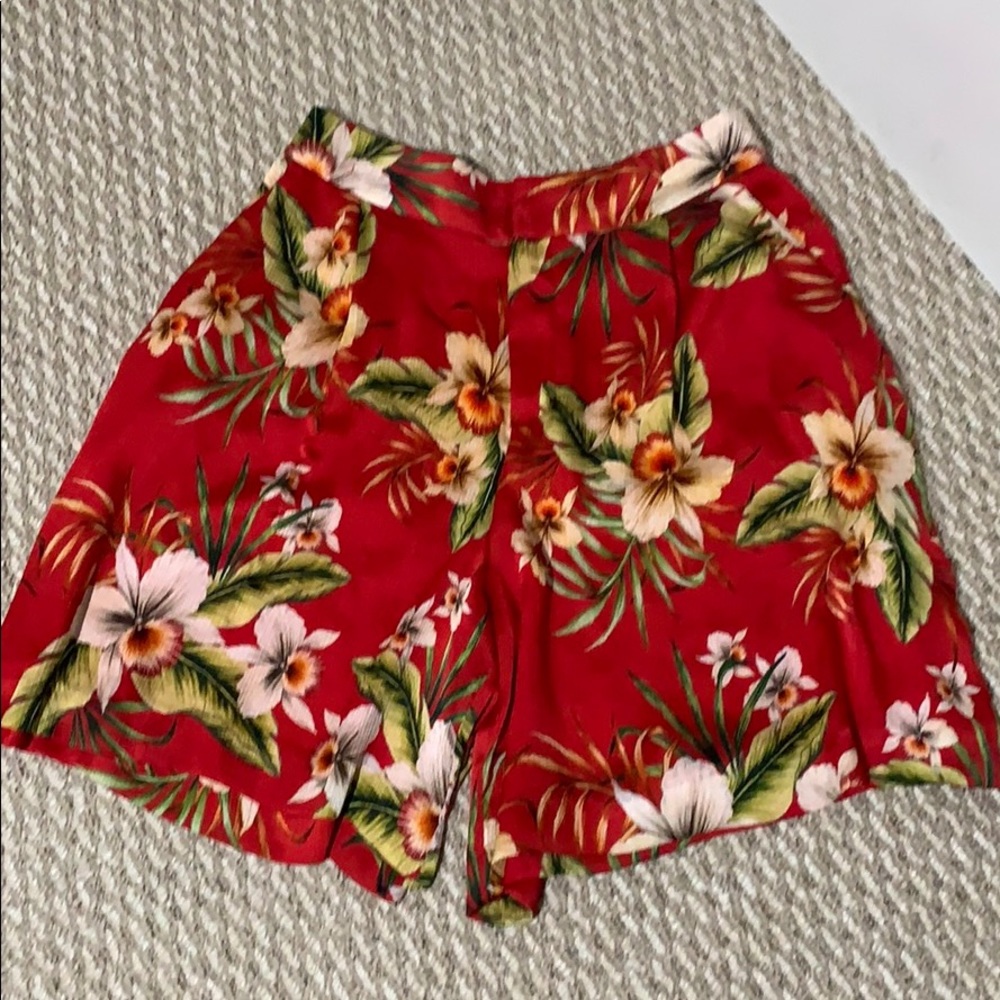 ZARA SILK SHORTS